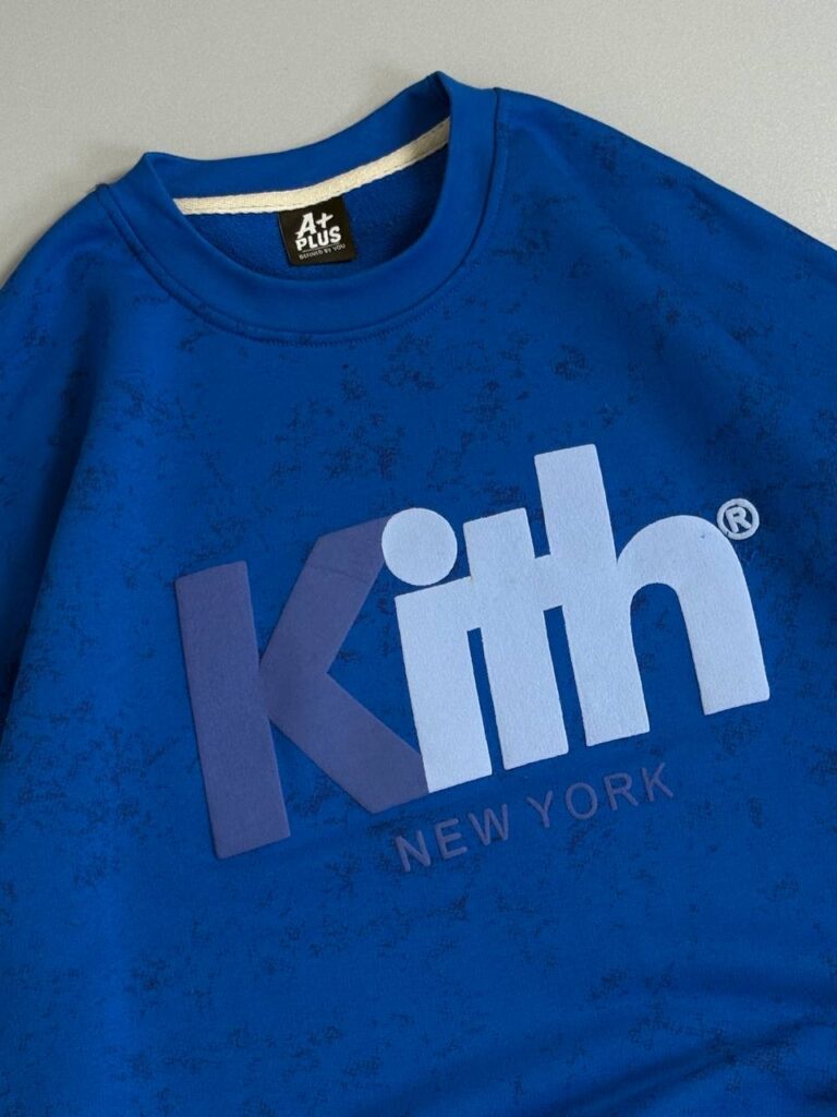 ست تیشرت و شلوارک  اسپرت  | دورس 3 نخ چاپ برجسته - آبی آسمانی